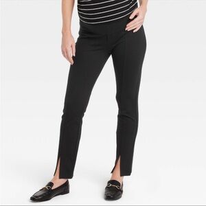 Maternity split ponte pants